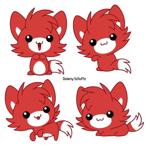 Chibi Fox Cute Animal Drawings Cute Drawings Character Drawing