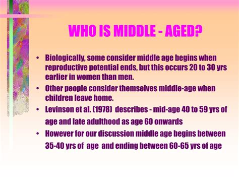 Ppt Middle Adulthood Powerpoint Presentation Free Download Id512788