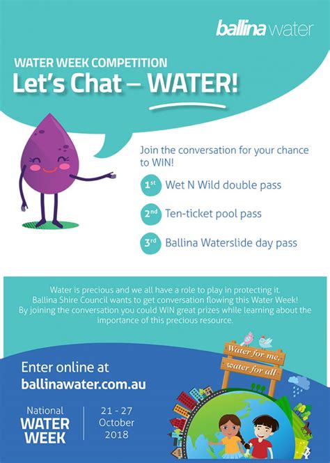 National Water Week A3 Poster Emmanuel Anglican College