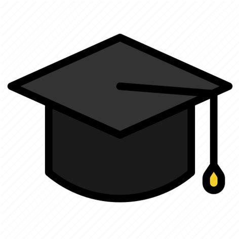 Cap Education Graduate Graduation Mortarboard Scholar Icon