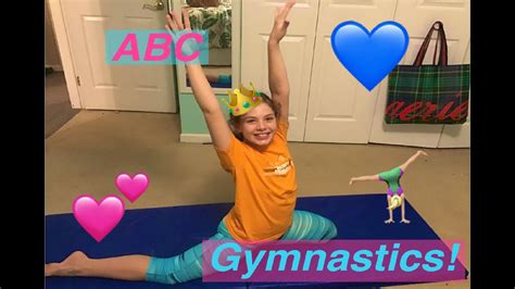 Abc Gymnastics Challenge By Anne 😋 Youtube