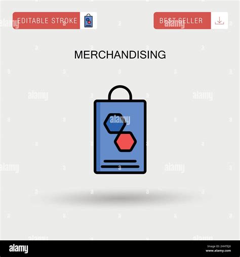 Merchandising Simple Vector Icon Stock Vector Image And Art Alamy