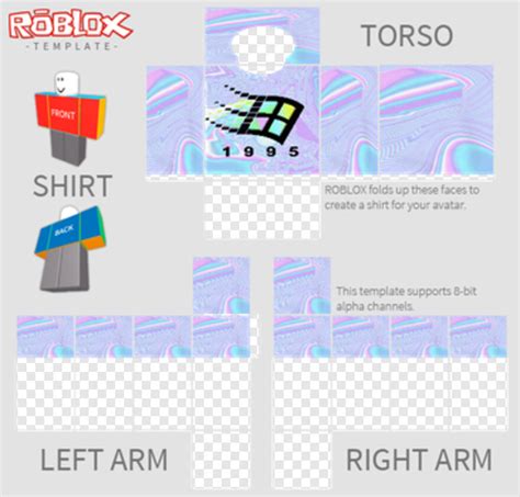 Roblox Shirt Template Aesthetic 2021