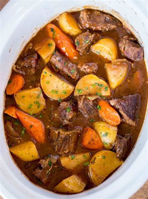 You could call it a childhood classic, or a. Ultimate Slow Cooker Beef Stew - Dinner, then Dessert