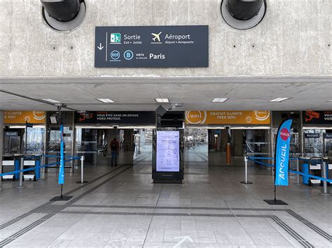 Parcours Entre Gare Tgv Rer Et Terminal 2 Aeroport Charles De Gaulle