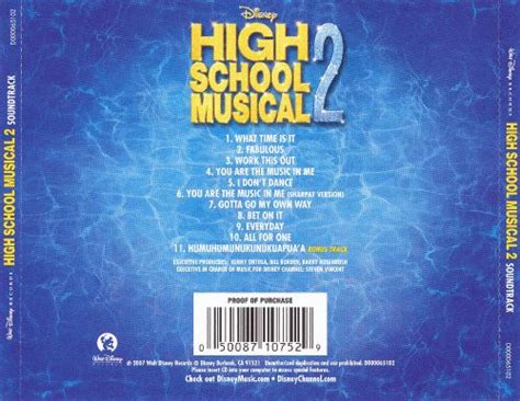 High School Musical 2 Original Soundtrack High School Musical Cast