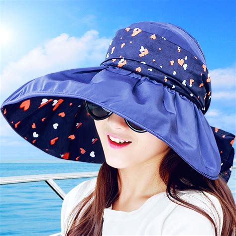2020 New Foldable Sunshade Uv Protection Wide Brim Sun Hat For Women