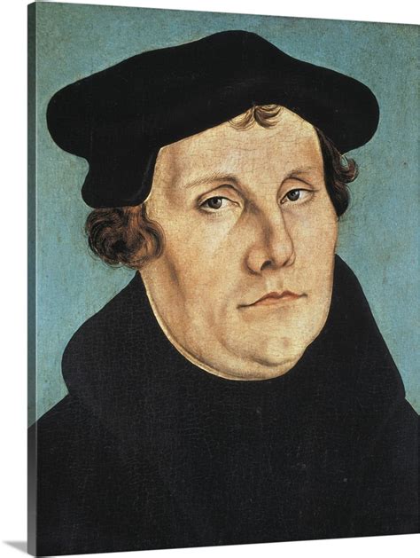 Portrait Of Martin Luther 1529 Wall Art Canvas Prints Framed Prints