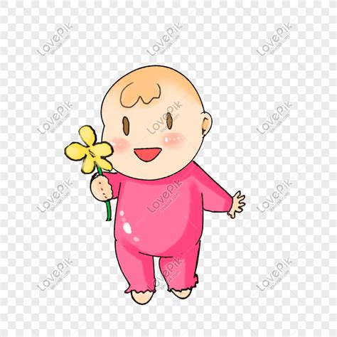 Hand Drawn Baby Flowers Illustration Free Png And Clipart Image For