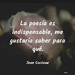 Jean Cocteau: La poesía es indispensable, m