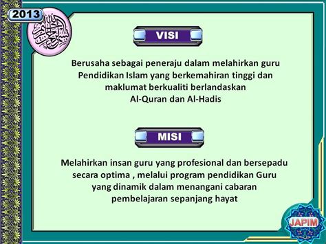 Pendidikan berkualiti, insan terdidik, negara sejahtera. JABATAN PENDIDIKAN ISLAM & MORAL ( IPG-Kampus Tawau ...