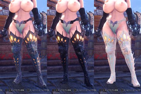 Monster Hunter World Nude Mod Implements Oily And Bouncy Bare Breasts
