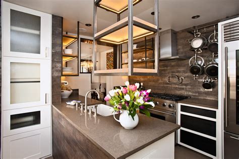 A cozy santa fe kitchen gets an update with custom cabinetry and a remodel that creates space, light and connection with the rest of the house. Contemporary Kitchen in Santa Fe - Contemporary - Kitchen - other metro - by Samuel Design Group