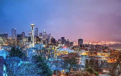 Seattle Wallpapers Washington Cities Countries Background Architecture