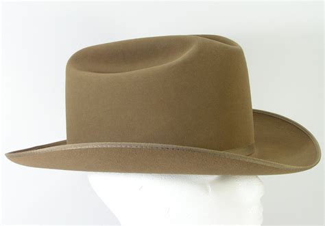 Vintage Resistol Cowboy Western Hat Mens Size 7 18 Canyon Tan