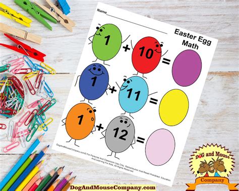 Church House Collection Blog Easter Math Worksheets For Kids