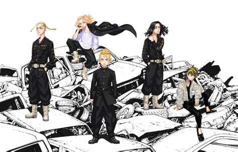 Azumi waki, ryota osaka, yuuki shin. Il manga Tokyo Revengers diventa una serie animata