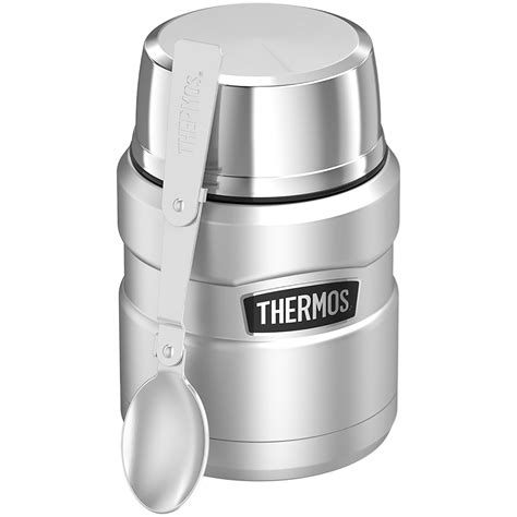 Thermos Stainless King Vacuum Insulated Stainless Steel Food Jar - 0,47 Liter - stainless steel matt