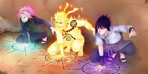 Naruto Team Comics Team Color By Seiichi Anime Naruto Naruto Shippuden Sasuke