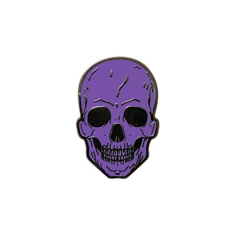 Purple Skull Enamel Pin Seventhink