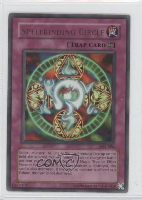 2002 Yu Gi Oh Magic Ruler Unlimited Spellbinding Circle Mrl 006 H3a