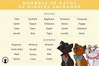 +100 Nombres de gatos de dibujos animados - ¡Machos y hembras!