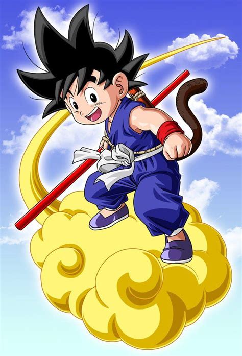Kid Goku On Nimbus Backgrounds Goku Kid Hd Phone Wallpaper Pxfuel