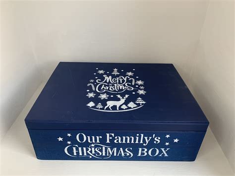 Medium Lidded Christmas Box