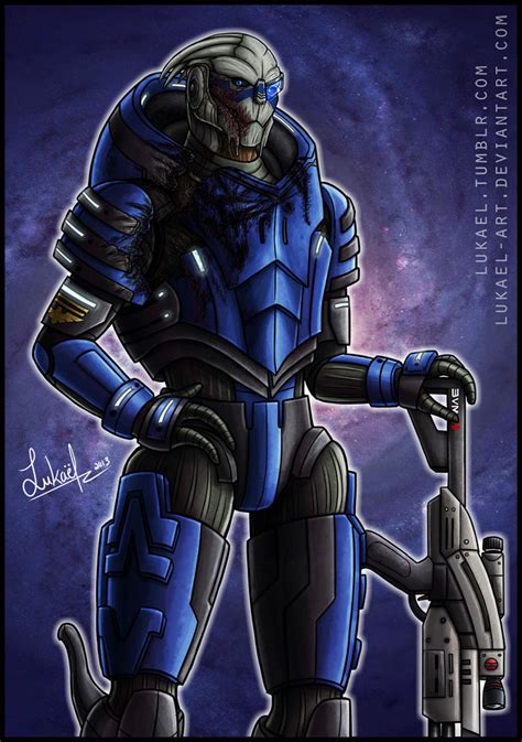 Mass Effect Garrus Vakarian By Lukael Art On Deviantart