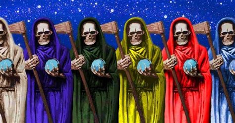 Just Watching The Wheels Go Round The Seven Colours Of Santa Muerte
