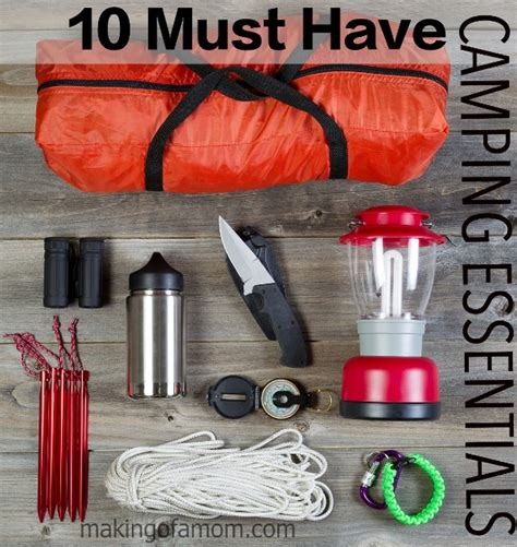 10 Must Bring Items For Camping This Summer