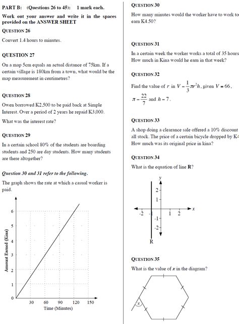 Grade 9 Mathematics Final Exam Paper 2020 Exampl Paper Gambaran