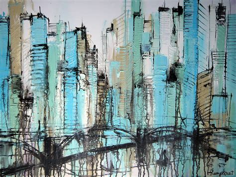 Fast Life In The City Painting By Irina Rumyantseva Fine Art America