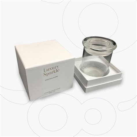 Candle Rigid Boxes Custom Printed Luxury Candle Packaging
