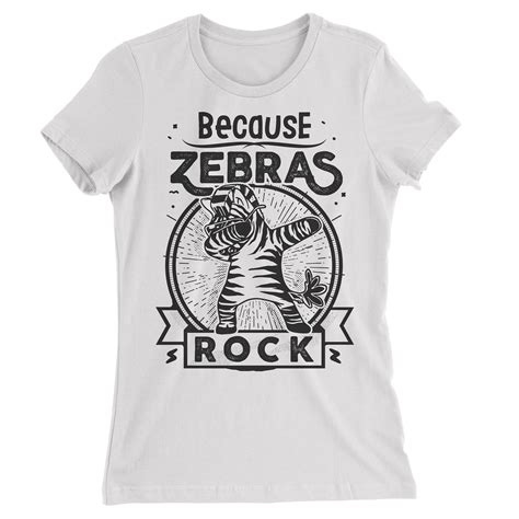 Zebra T Shirt Zebra T Shirt Because Zebras Rock T Shirt Etsy