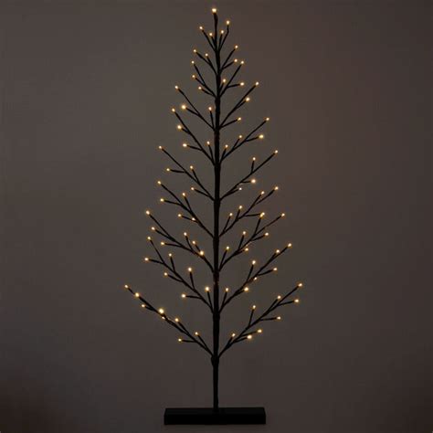 4 Flat Stick Twig Tree With Led Lights Holiday Trees Cheap Xmas Trees