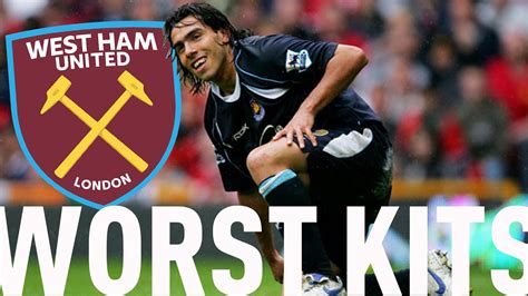 worst west ham kits ever with west ham fan tv youtube