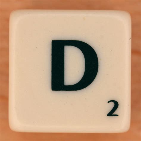Scrabble Scramble Letter D Flickr Photo Sharing