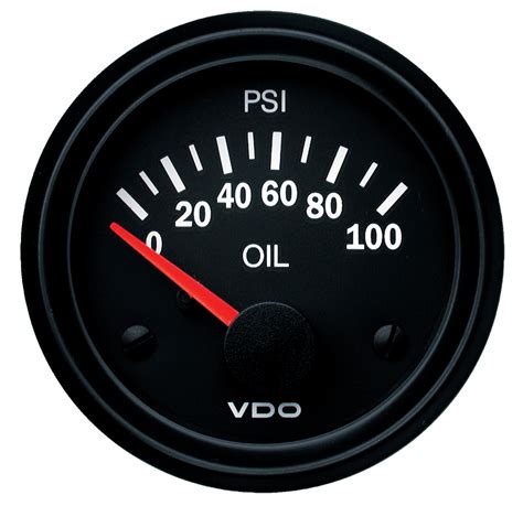 Vdo Electrical Oil Pressure Gauge 0 100psi 350010021