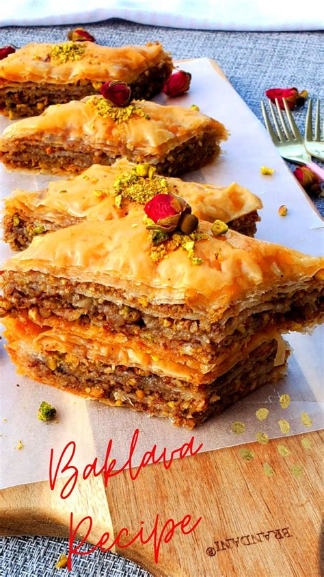 How To Make Lebanese Baklava Salt Sweet Recipe Recipes Baklava