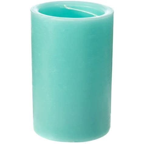 4 X 6 Sea Glass Spiral Pillar Candle Wilford And Lee Home Accents