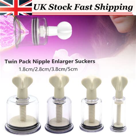 1pair Nipple Clitoris Suction No Pump Sucker Inverted Nipple Erector Enlargement Ebay