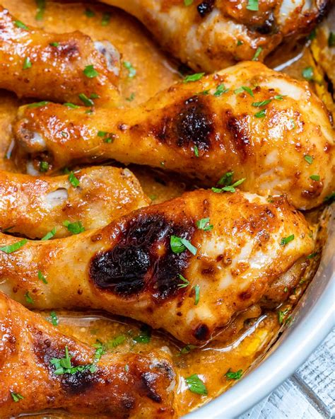 Preheat oven to 375 degrees (f). These Honey Mustard Baked Chicken Drumsticks are AMAZING ...
