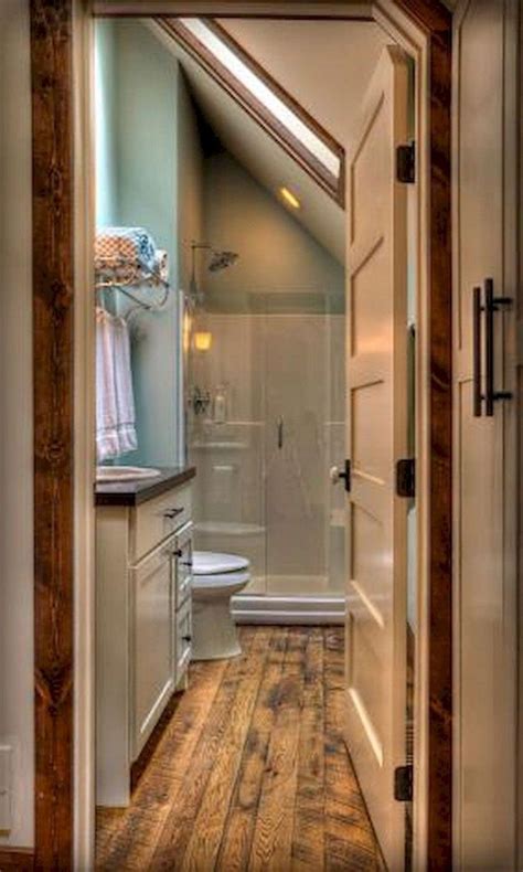 Looking for small bathroom ideas? home decor - 60+ Admirable Attic Bathroom Makeover Design Ideas | Small attic bathroom, Loft ...