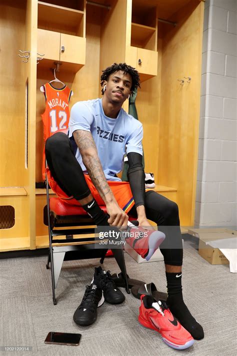 Ja Morant Of The Memphis Grizzlies Seen Prior To The 2020 Nba All