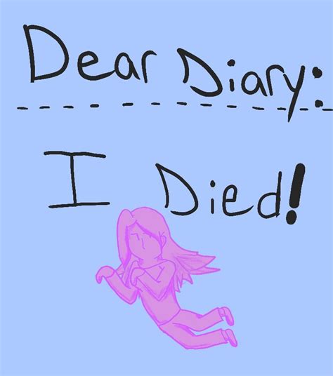 Dear Diary I Died Webtoon