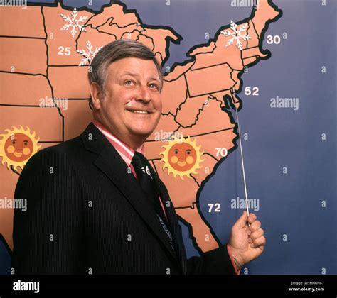 1970s Tv Weatherman Pointing Map Hi Res Stock Photography And Images