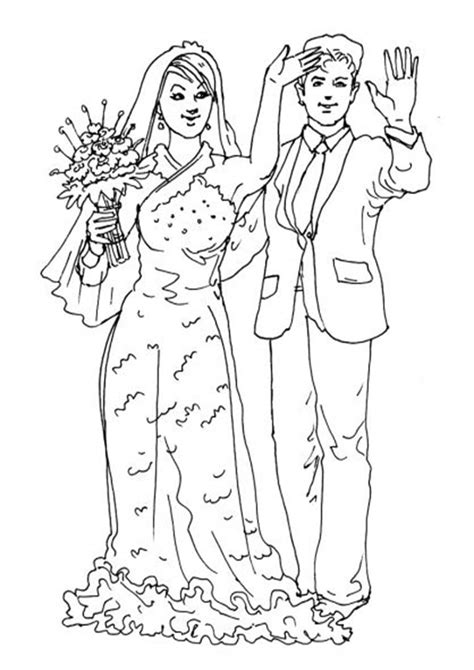 Free Printable Wedding Coloring Pages