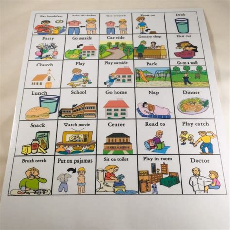 Autism Pecs Diy Printable Download Visual Aid Communication Cards For