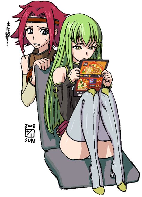 Cc And Kallen Stadtfeld Code Geass And 1 More Drawn By Ikedacpt